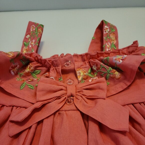 BLUEBERI BOULEVARD SUMMER PINK TODDLER DRESS SLEEVLESS 2T (NWT) - Picture 4 of 7